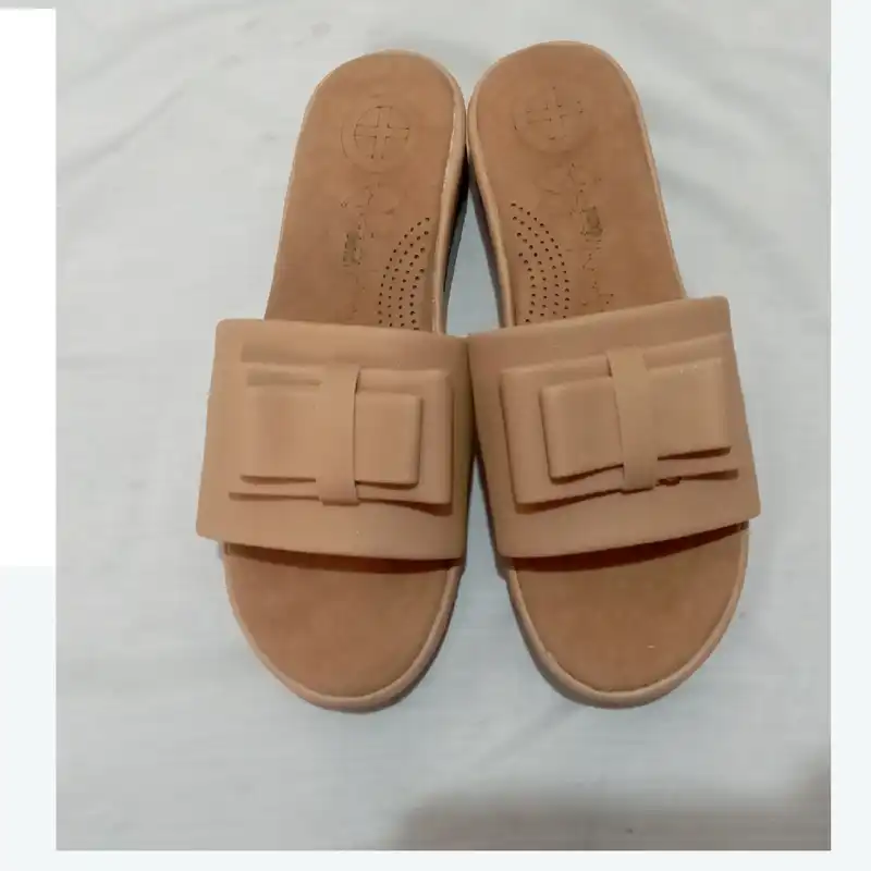 دمپایی زنانه مدل A-49 کد 07 رنگ کرم