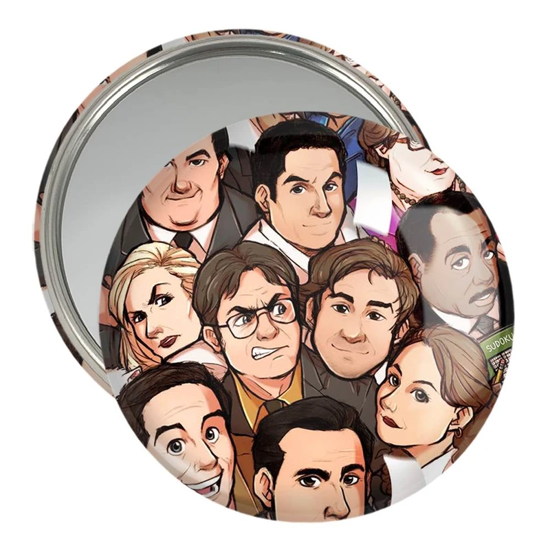 آینه جیبی خندالو مدل سریال آفیس The Office  کد 10226