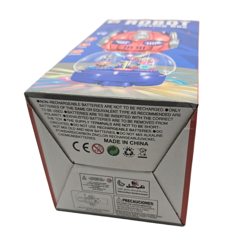 اسباب بازی ناب سل مدل چرخ دنده ای قلک طرح رباتی موزیکال