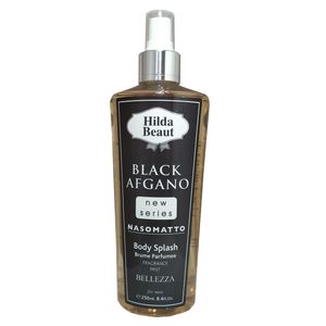 بادی اسپلش هیلدا بیوت مدل BLACK AFGANO حجم 250 میلی لیتر