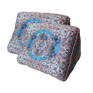 پشتی ترمه مدل مثلثی طرح سالار کد10071 بسته 2 عددی