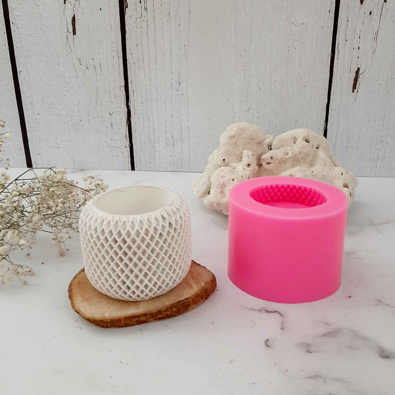 قالب مدل گلدان مشبک