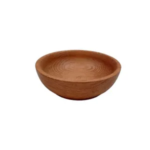 کاسه چوبی مدل ساده T-008 کد 15