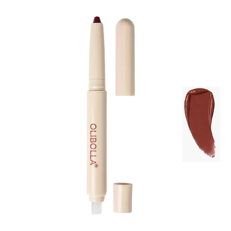 رژ لب جامد مات اولیبولا مدل SMUDGER رنگ قهوه ای شماره 564
