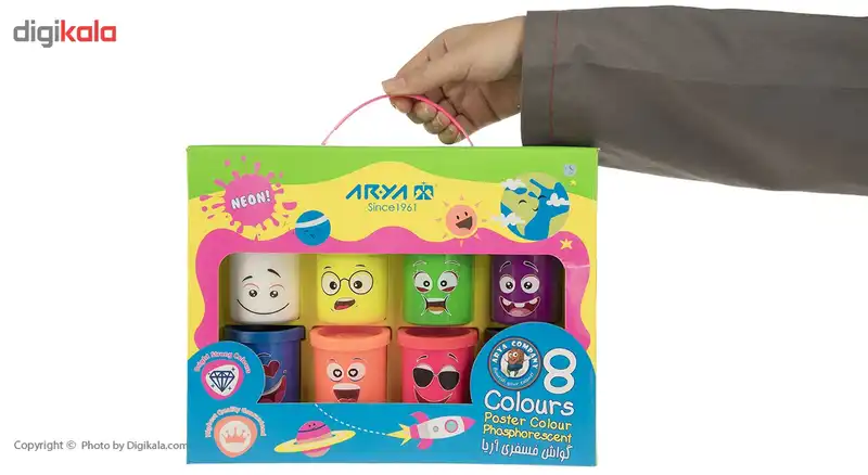 گواش 8 رنگ آریا مدل 4071