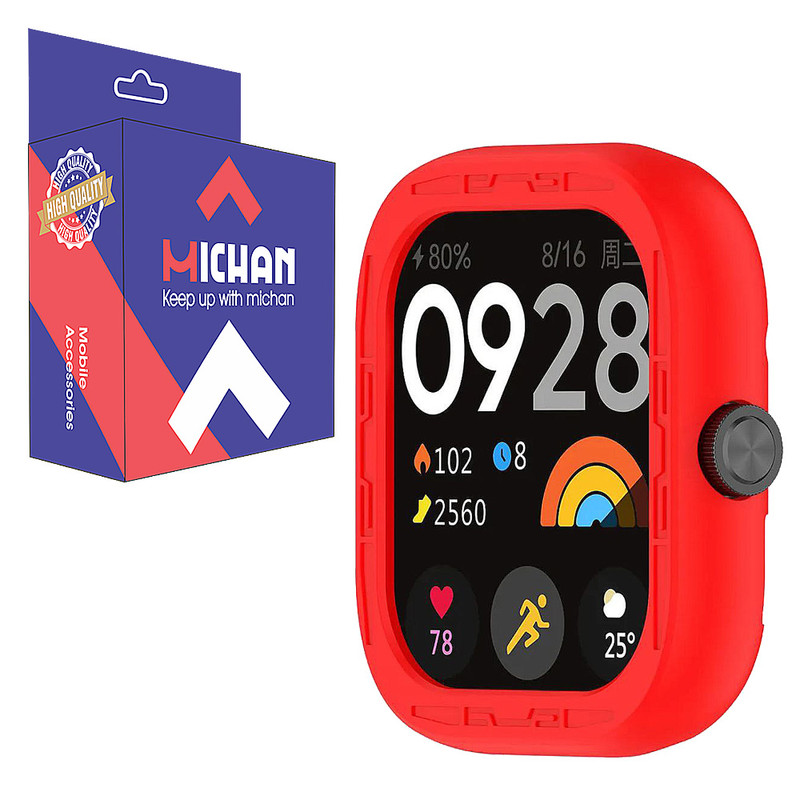 محافظ صفحه نمایش میچان مدل Silicone Cover مناسب برای ساعت هوشمند شیائومی Redmi Watch 5