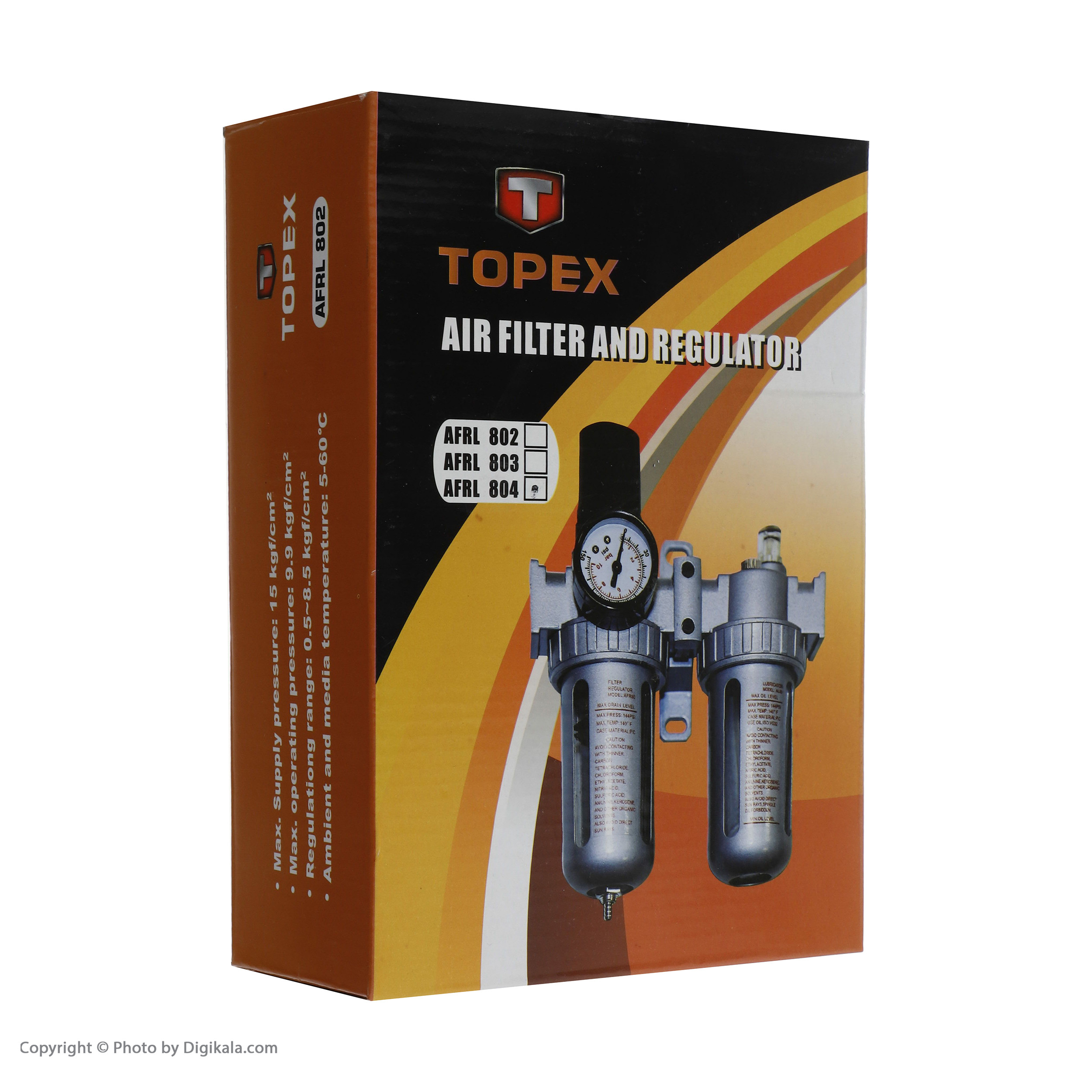 رطوبت گیر کمپرسور تاپکس مدل دوقلو کد afrl802