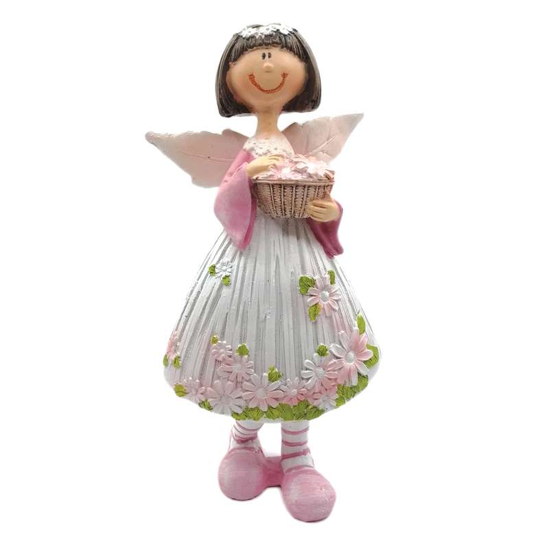 مجسمه مدل دختر سبد به دست 2534