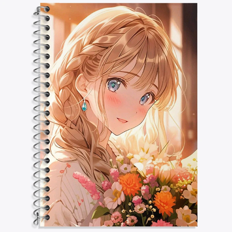 دفتر لغت 50 برگ خندالو طرح دخترانه کد N1802