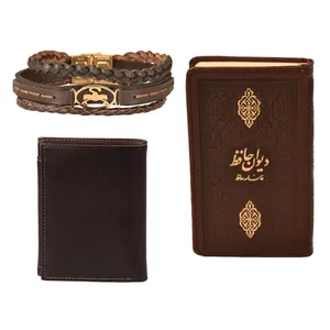 ست هدیه طرح تولد  آبان کهن چرم  مدل m110- 8