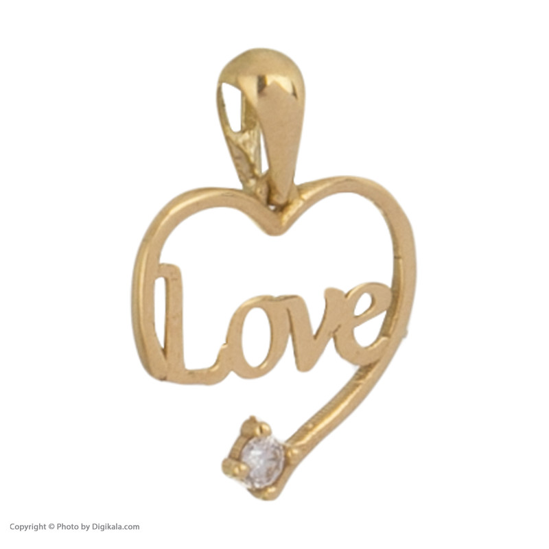 آویز گردنبند طلا 18 عیار زنانه میو گلد مدل GD1115