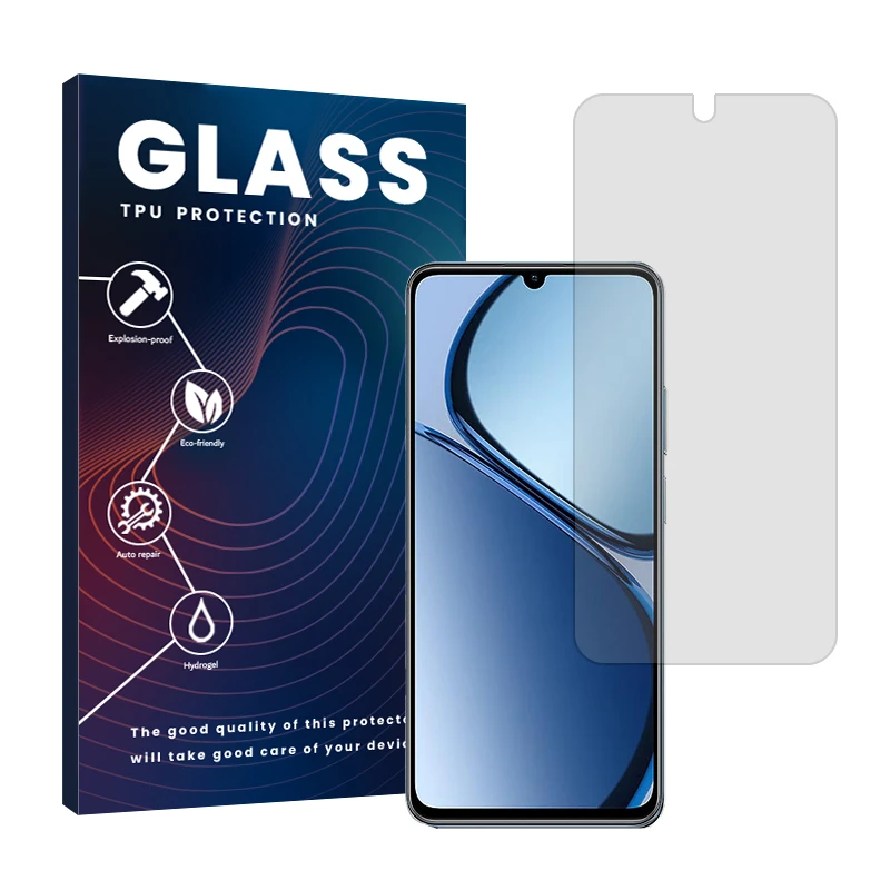 محافظ صفحه نمایش شفاف گلس مدل Resistant مناسب برای گوشی موبایل ریلمی C63 5G