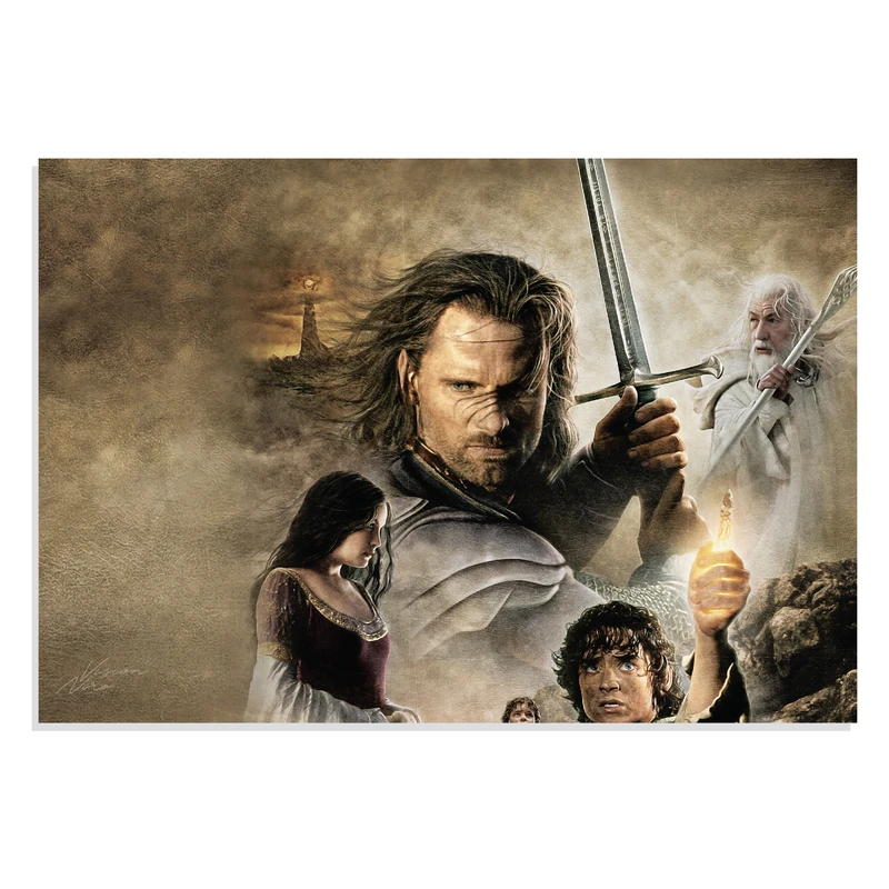 پوستر طرح فیلم ارباب حلقه ها The Lord of the Rings مدل NV0424