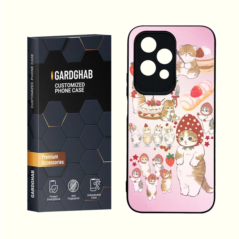 کاور گارد قاب مدل دور ژله ای فانتزی مناسب برای گوشی انر Honor 200Lite 5G