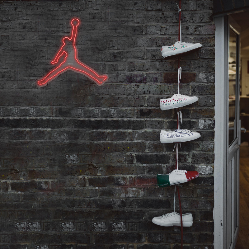 چراغ دیواری نئون دیزاین طرح Jordan_RD