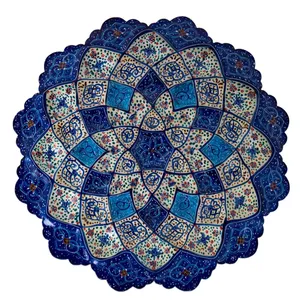 بشقاب میناکاری رستا طرح 262-15-102 قطر 20 سانتی متر