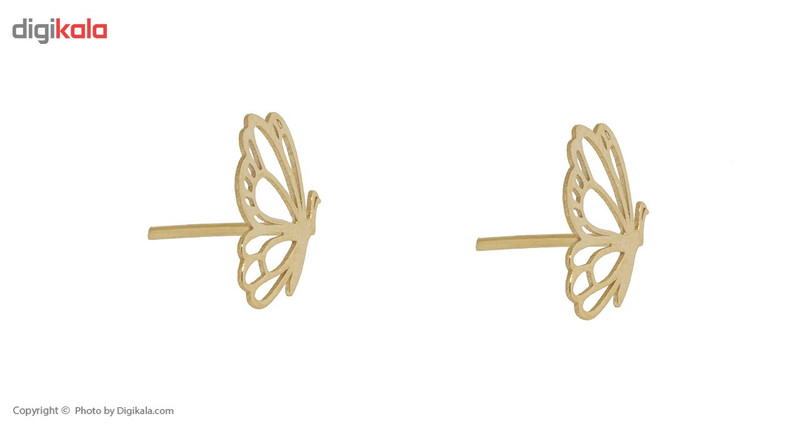 نیم ست طلا 18 عیار ماهک مدل MS0214 طرح پروانه