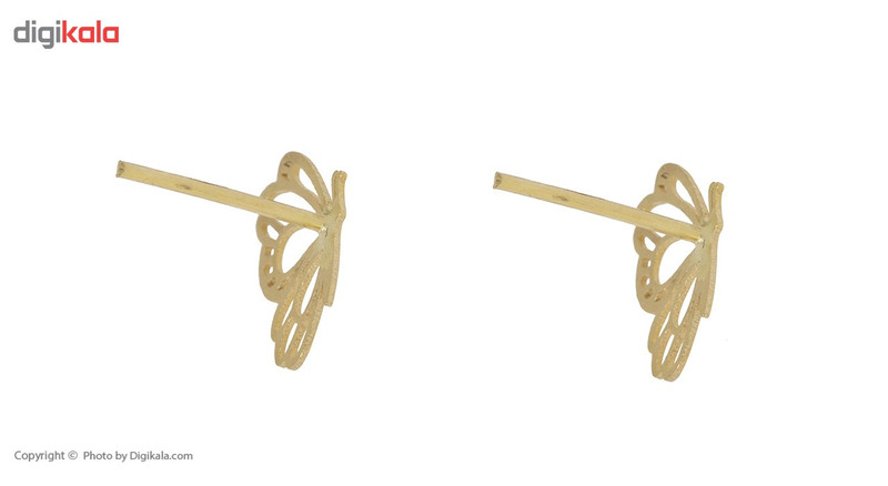 نیم ست طلا 18 عیار ماهک مدل MS0214 طرح پروانه