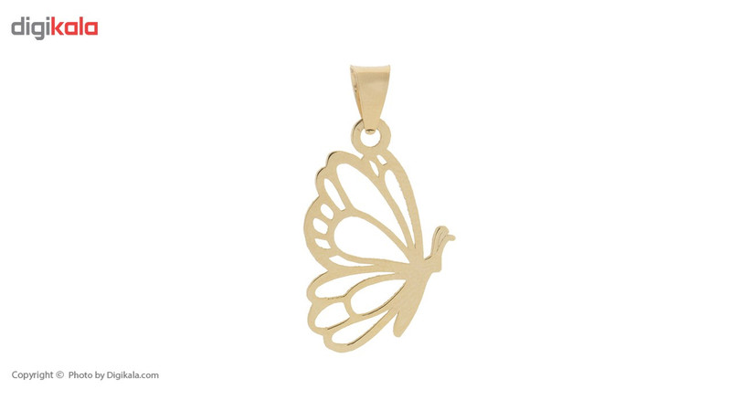 نیم ست طلا 18 عیار ماهک مدل MS0214 طرح پروانه