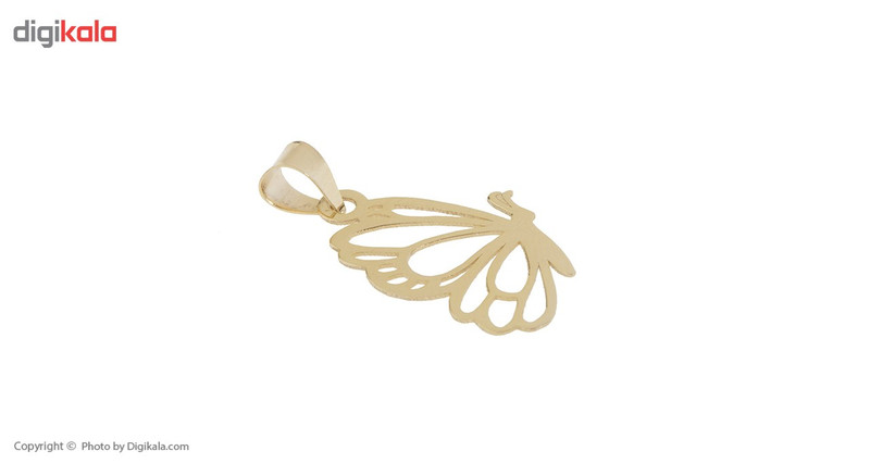 نیم ست طلا 18 عیار ماهک مدل MS0214 طرح پروانه