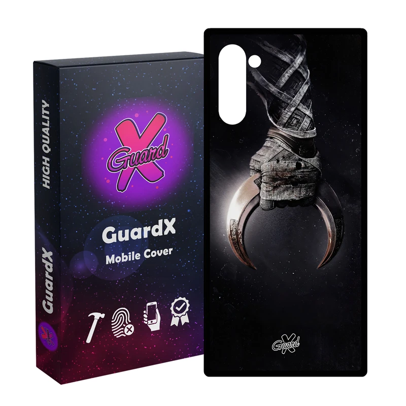 کاور گارد ایکس طرح شوالیه ماه مدل Glass10451 مناسب برای گوشی موبایل سامسونگ Galaxy Note 10