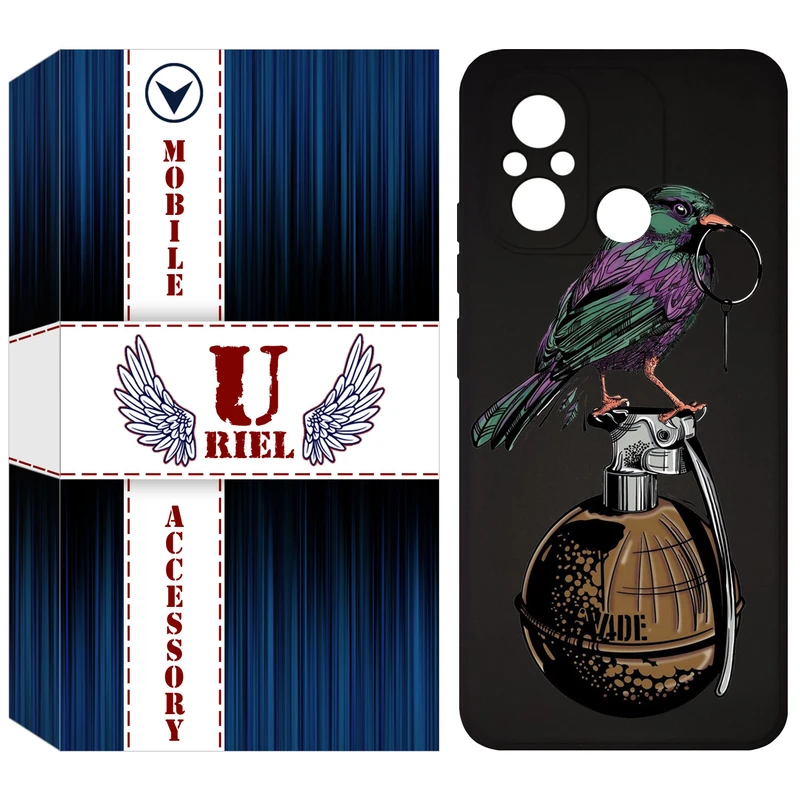 کاور یوریل مدل KSH کد 31 طرح پرنده مناسب برای گوشی موبایل شیائومی Redmi 12C