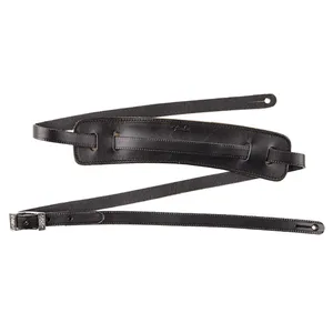 بند گیتار فندر مدل Deluxe Vintage Black Leather