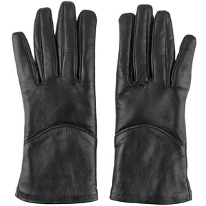 دستکش زنانه چرم مشهد مدل Black R172