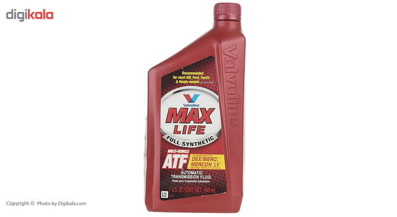 روغن گیربکس خودرو ولولاین مدل Max Life ATF حجم 946 میلی لیتر