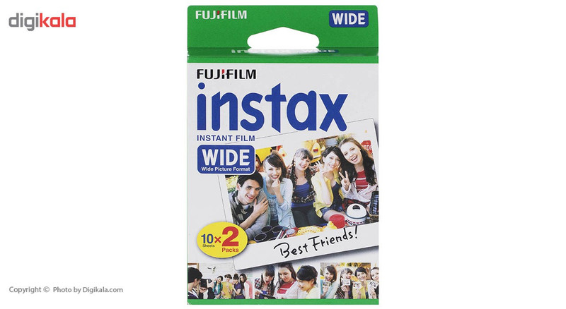فیلم چاپ سریع فوجی فیلم مدل Instax Wide 2x10