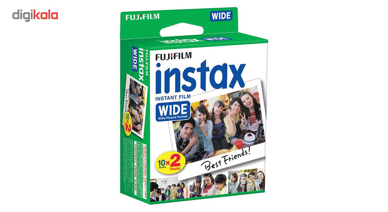 فیلم چاپ سریع فوجی فیلم مدل Instax Wide 2x10