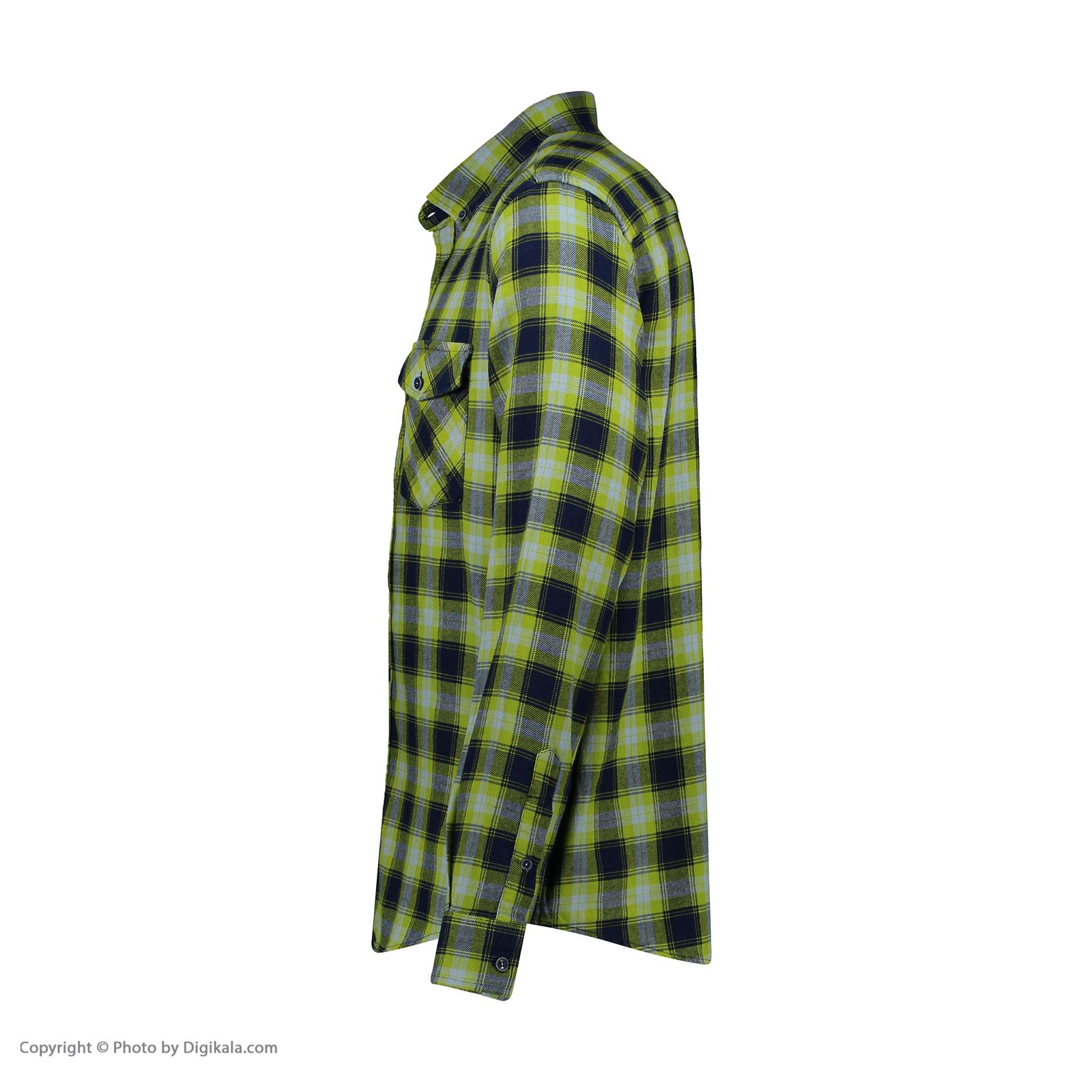 پیراهن آستین بلند مردانه برندس مدل 60061C17 - - 5