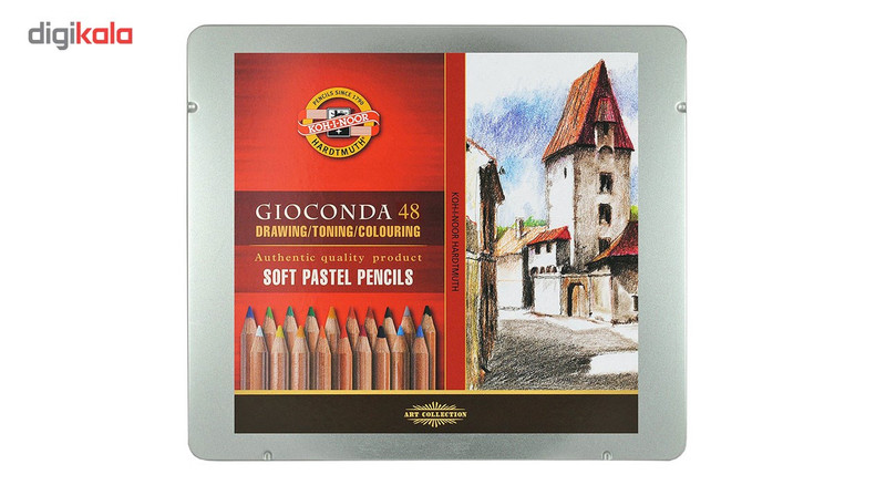 مداد پاستل 48 رنگ کوه نور مدل 8829