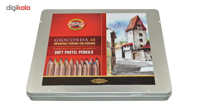 مداد پاستل 48 رنگ کوه نور مدل 8829