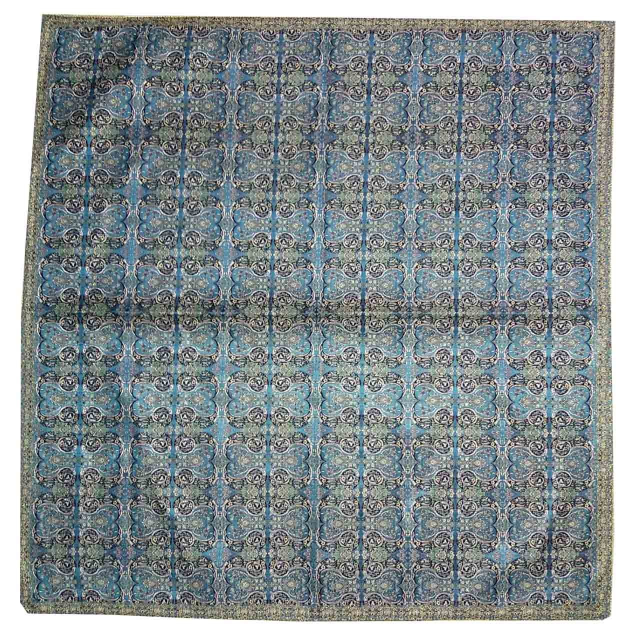 رومیزی ترمه ابریشمی کد 2001 سایز 100 × 100 سانتی متر