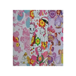 کاغذ کادو پرنیان هفت رنگ مدل Cartooni 2  بسته 9 عددی