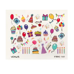 برچسب لنز ناخن مدل ونوس کد 101