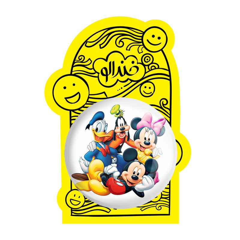 آینه جیبی خندالو مدل میکی موس Mickey Mouse  کد 2440