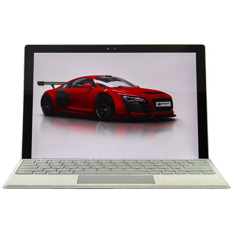 تبلت مایکروسافت مدل Surface Pro 2017 - E به همراه کیبورد سیگنیچر نقره ای و کیف Golden Guard - ظرفیت 512 گیگابایت