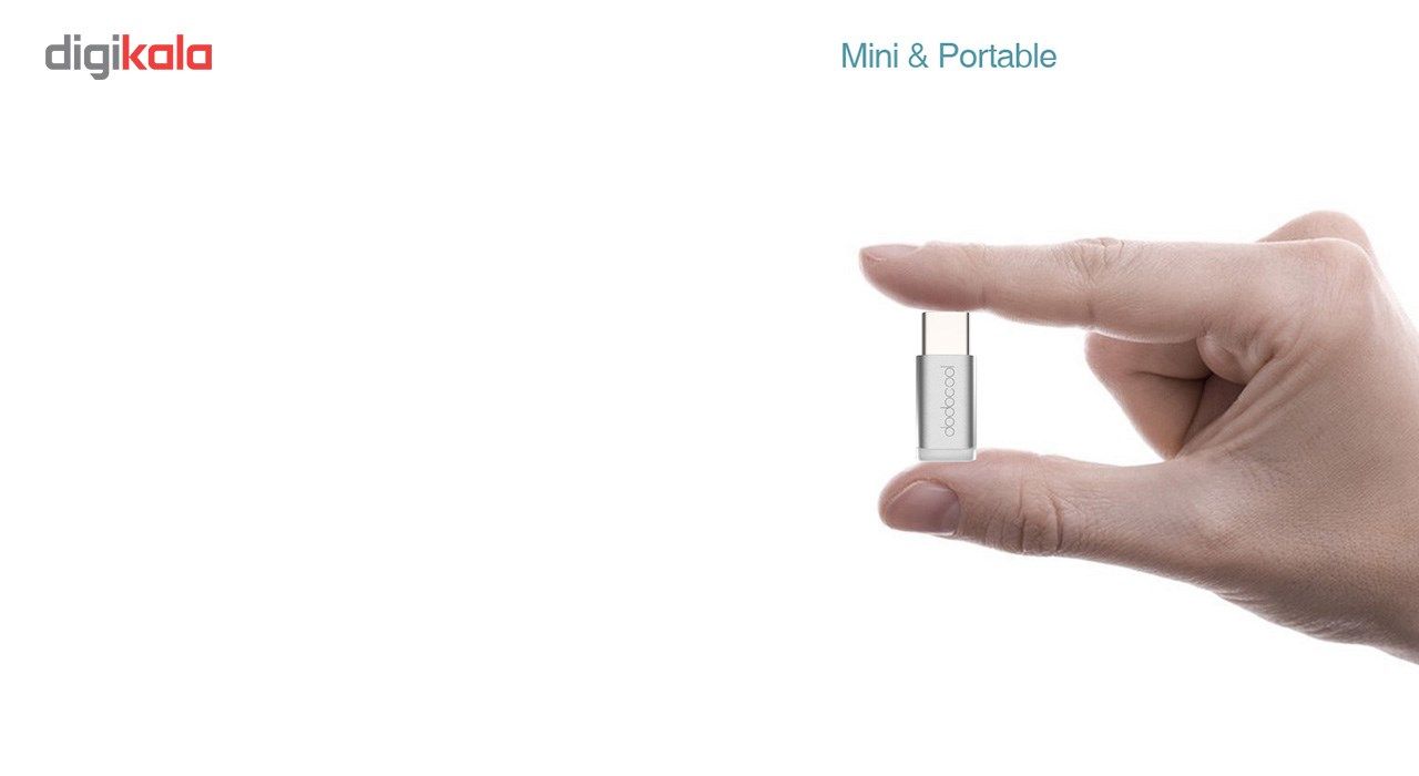 مبدل USB-C به microUSB دودوکول مدل DA71 main 1 2