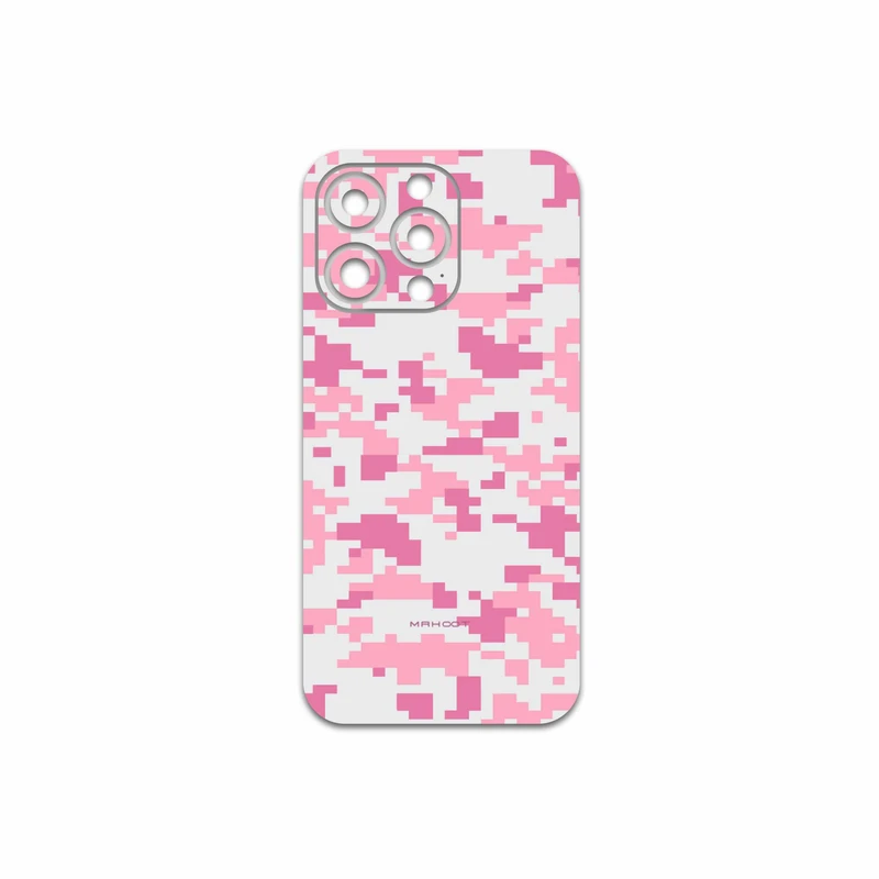 برچسب پوششی ماهوت مدل Army-Pink-pixel مناسب برای گوشی موبایل اپل iPhone 13 Pro Max
