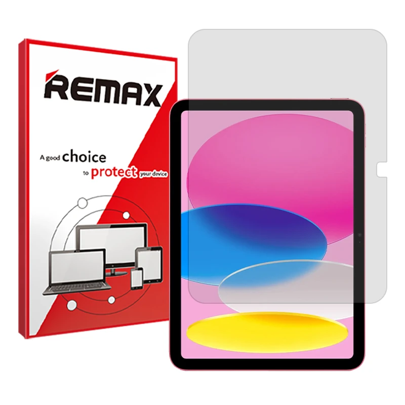 محافظ صفحه نمایش شفاف ریمکس مدل Resistant مناسب برای تبلت اپل iPad 11 2025