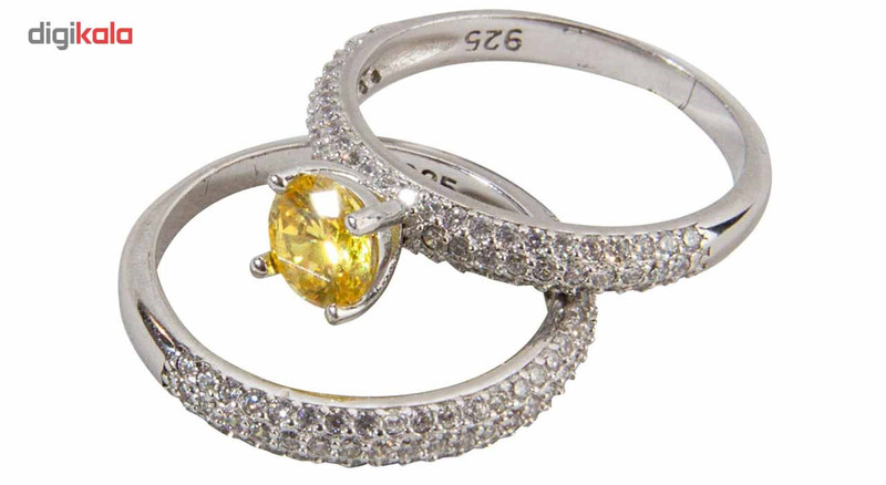 حلقه و پشت حلقه نقره جیکس ویمن مدل RSV002