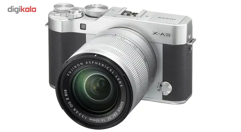 دوربین دیجیتال بدون آینه فوجی فیلم مدل X-A3 به همراه لنز 50-16 میلی‌متر
