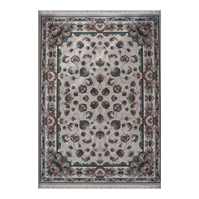 فرش ماشینی 700 شانه زمینه فیلی حاشیه فیلی مدل کد 2607