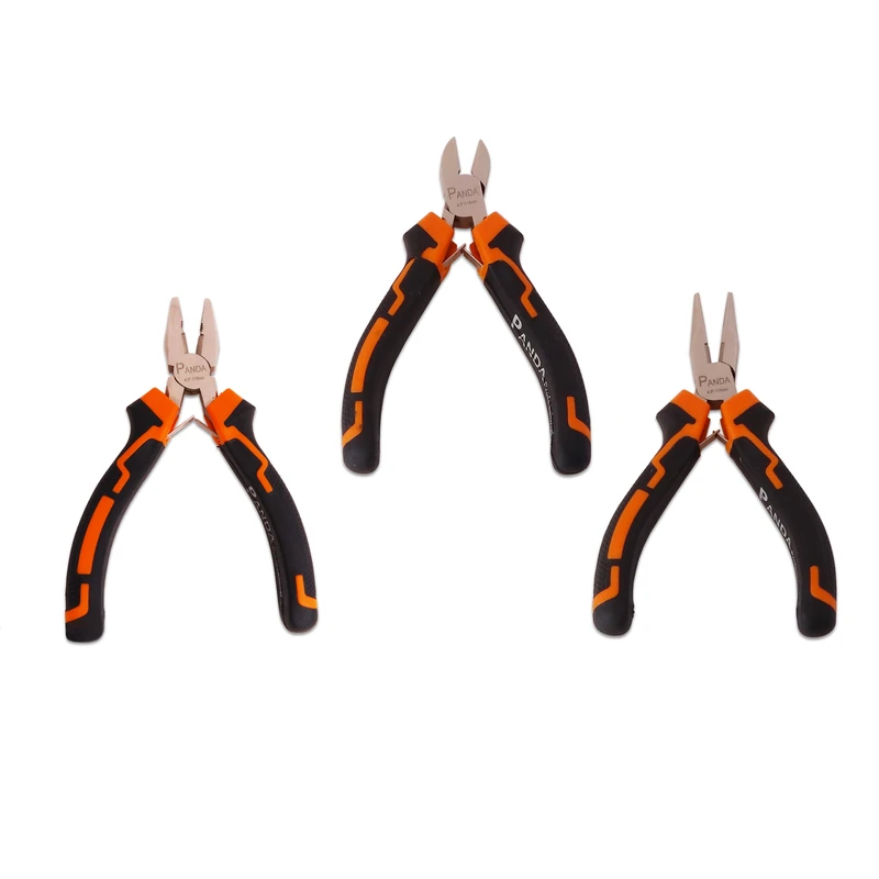 انبردست و سیم چین و دم باریک پاندا مدل ART-PAN-SET3-S115 سایز 4.5 اینچ