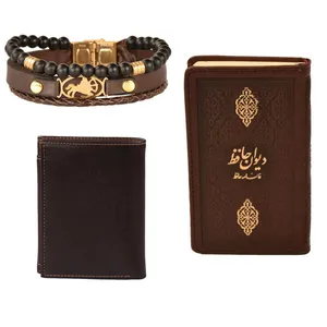 ست هدیه طرح تولد آذر  کهن چرم  مدل m109- 9