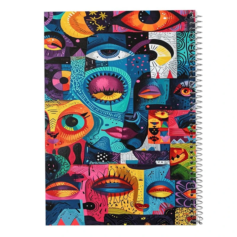 دفتر شطرنجی 50 برگ مدوپد طرح اشکال فانتزی کد DF16283