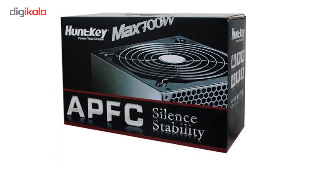 منبع تغذیه کامپیوتر هانت کی مدل APFC 700W main 1 3