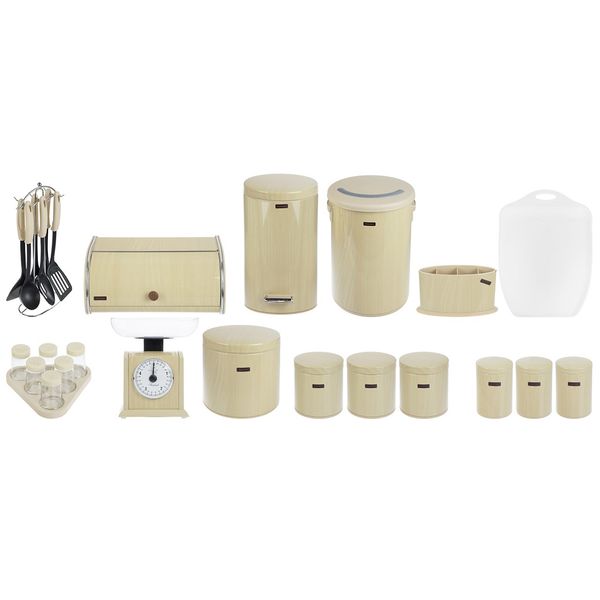 سرویس 27 پارچه جهیزیه عروس شفق مدل Decora